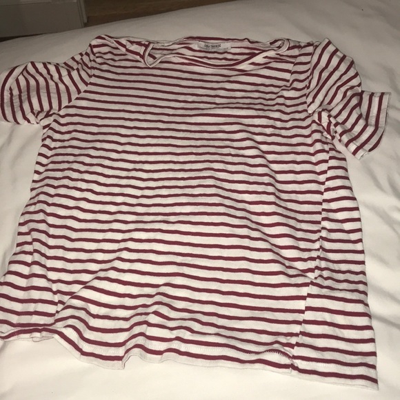 red and white striped t shirt - Picture 1 of 1